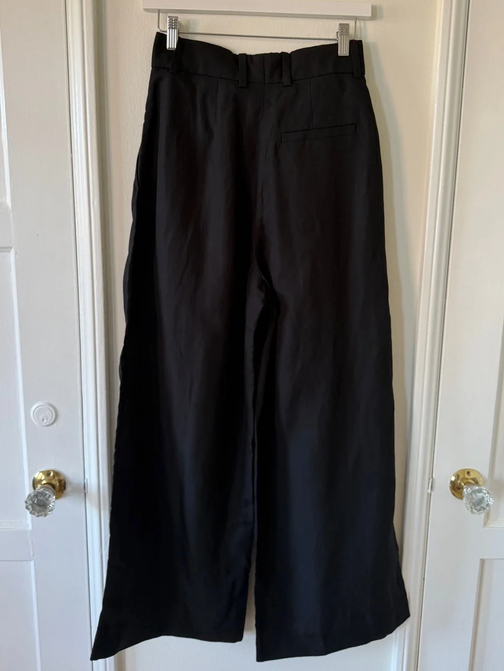 COS *NWT* Linen Blend Wide Leg Trouser in Black - 2